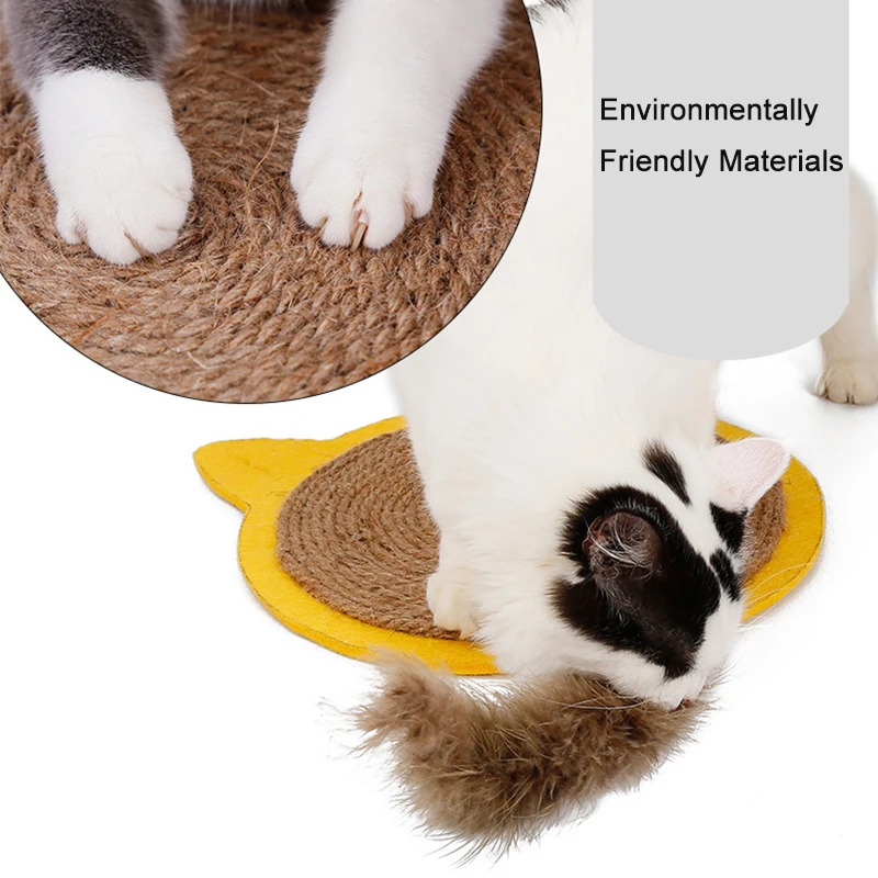 Натуральная Когтеточка из сизаля для кошек картонная защита мебели забота о