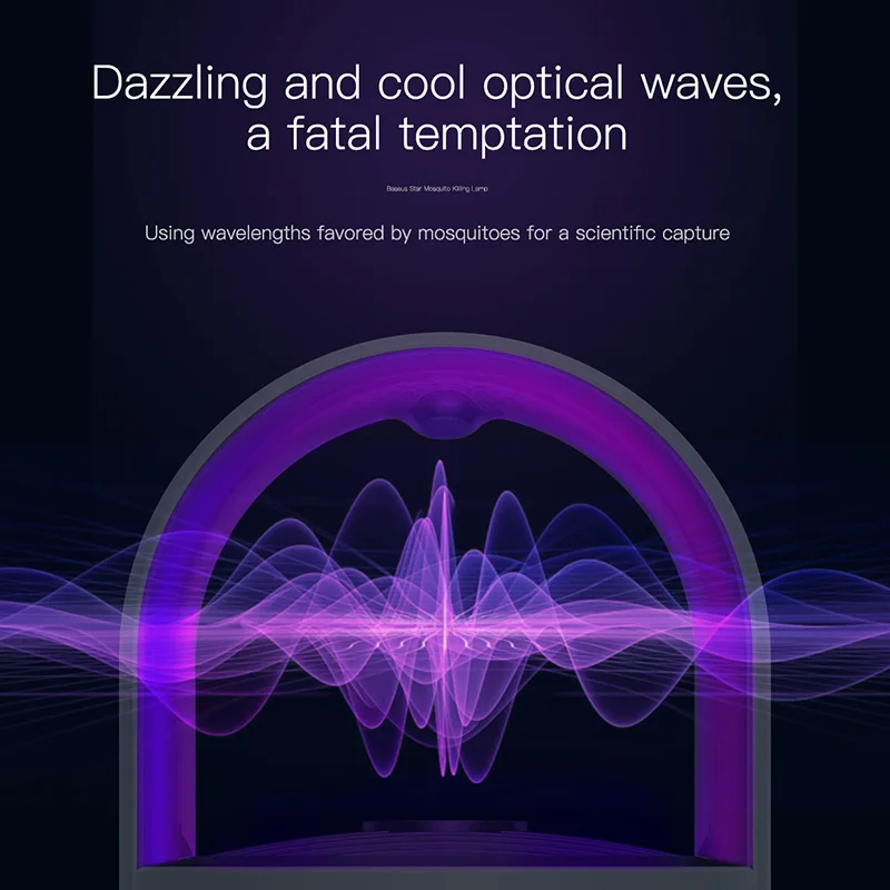 Электрическая ловушка для насекомых Baseus светодиодсветодиодный лампа борьбы с