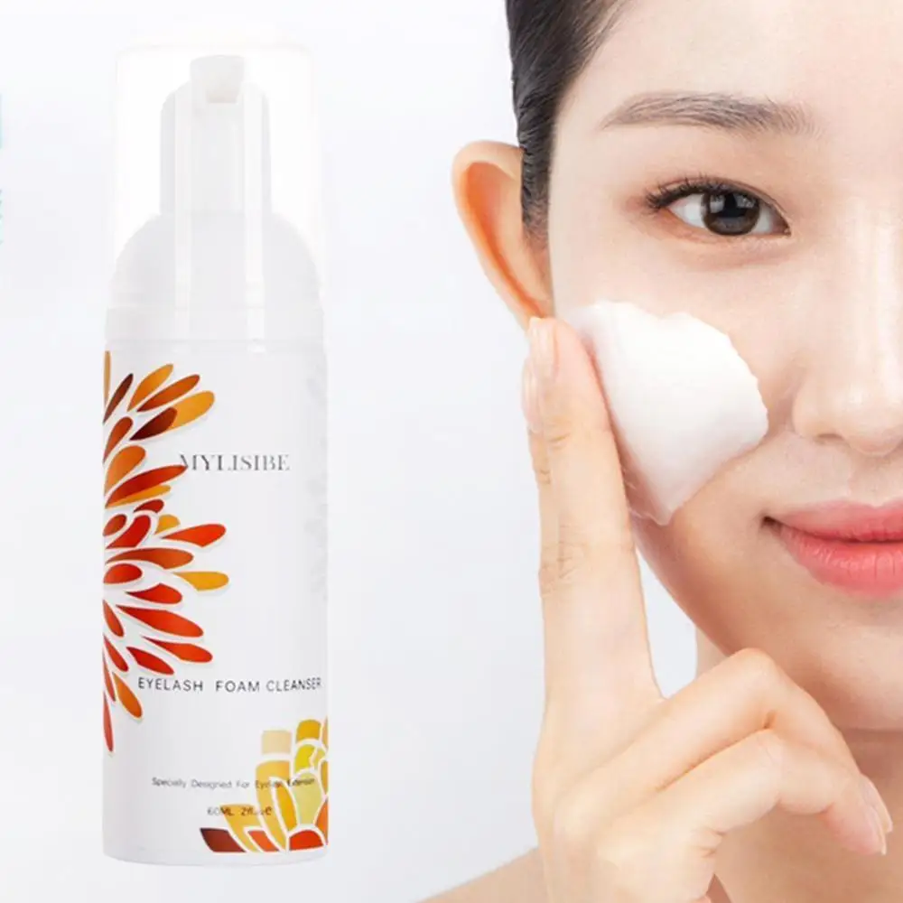 60 мл Профессиональный Пенящийся Пенообразователь для ресниц пенопласт средство