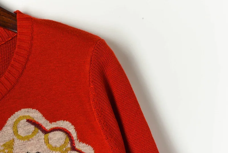 Женский джемпер женские свитера 2019 дизайнерский зимний свитер пуловер с круглым