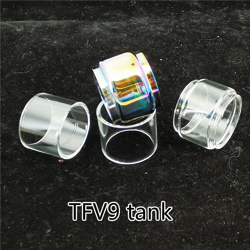 

5PCS FATUBE bubble Straight Glass TUBE for (TFV8 BB TANK) TFV9 tank EU Standard Edition / TFV9 MINI EU Clear Rainbow color