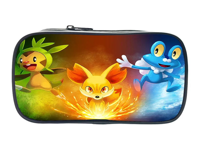 Pokemon Pikachu студенческий Пенал Макияж сумки Eevee Мода милый карандаш высокого качества держатель для мальчиков детские канцелярские принадлежности для хранения