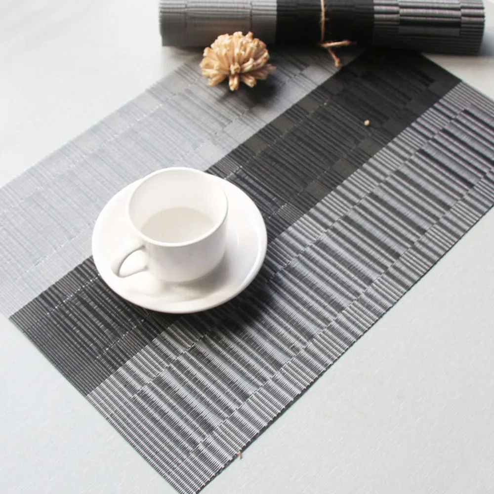 Новинка 2019 модные подставки для обеденного стола из ПВХ коврики дисков чашек