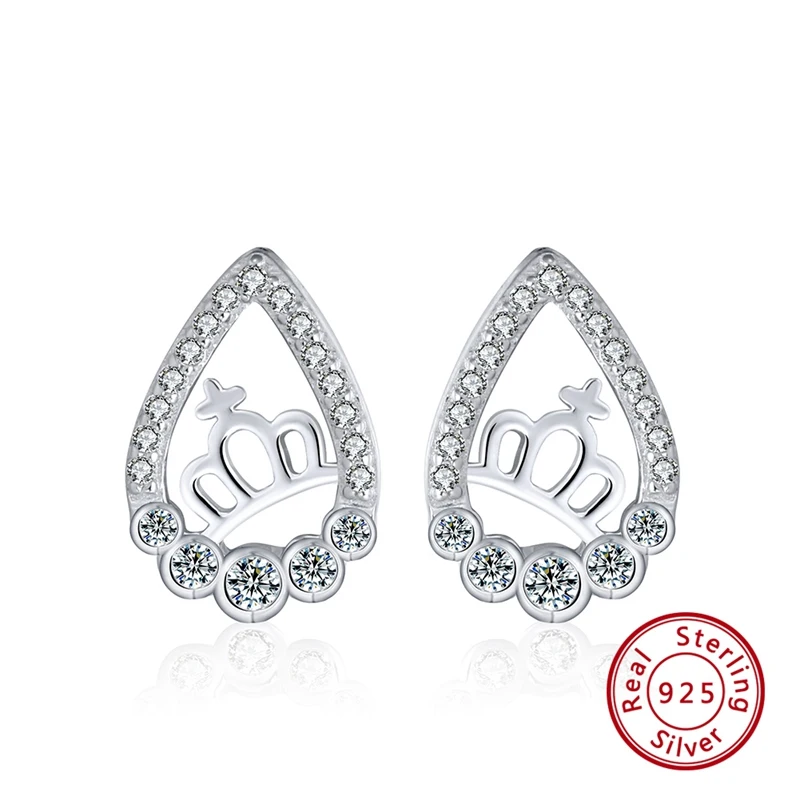 se112 ORSA JEWELS женские серьги в форме цветка 925 пробы серебро AAA CZ романтические серьги для девушек женские вечерние ювелирные изделия подарок SE110 - Цвет камня: se112