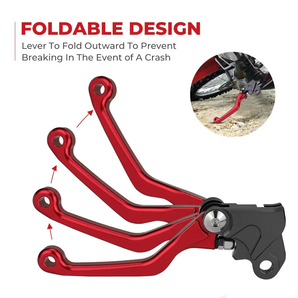 Рычаг сцепления тормоза мотоцикла для HONDA CRF150F/230F 03-19 CRF250F 2019-2020 Кроссовый мотоцикл