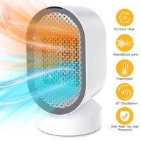 winter warmer overheat protection low noise electric air heater portable mini heater with air purifier net ptc ceramic element