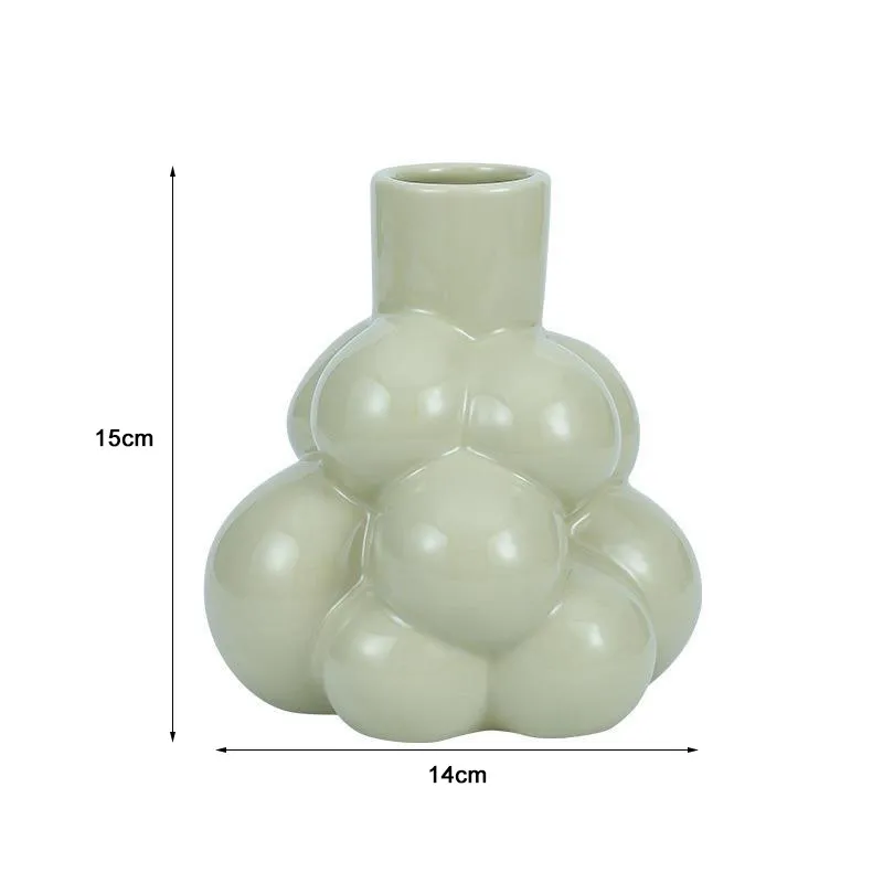 В форме виноградины ручной работы Керамика ваза для цветов Свадебные украшения