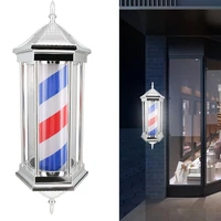 70cm barber shop pole rotating lighting led waterproof light stripe hair salon wall lamp rotating light downlight barber tools