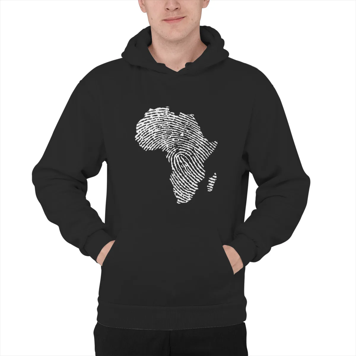 

Men's Hoodie Black History Month Black Lives Matter African RootPrint Fashion Unisex chic winter Men Clothing 42423