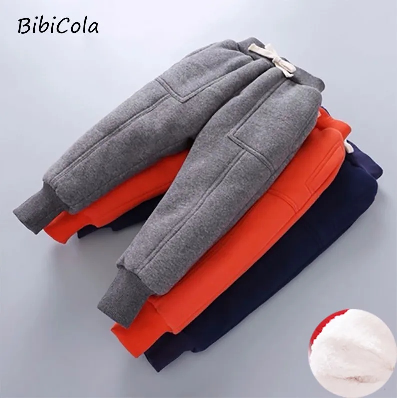 2021 г. Высококачественные зимние теплые штаны для мальчиков с флисом длинные