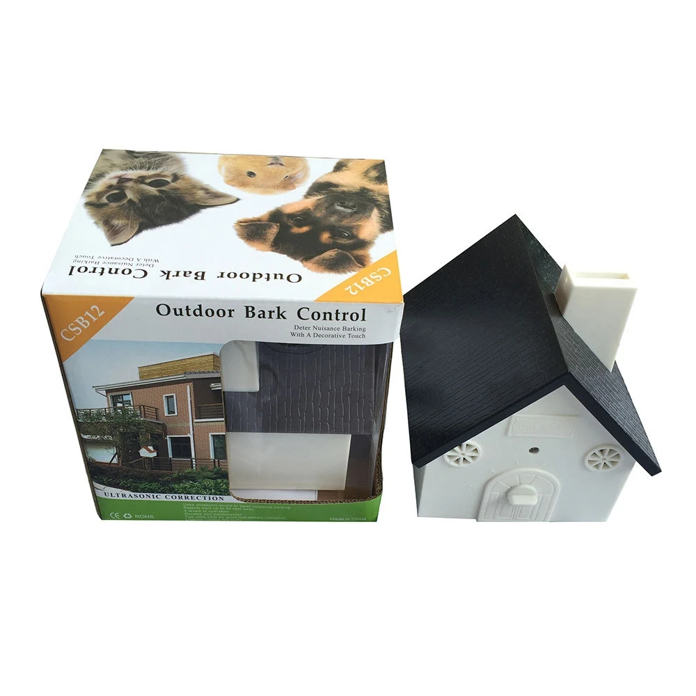 

Waterproof Bark Stop Trainer Dog Barking Stop Device Ultrasonic Silencer Control Pet Trainer Device Home Pet Supplies