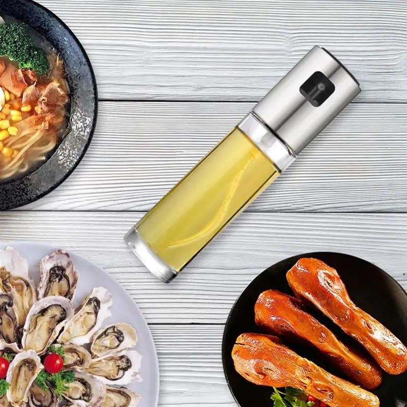 

Kitchen Baking Oil Cook Oil Spray Empty Bottle Vinegar Bottle Oil Dispenser Cooking Tool Salad BBQ Cooking Glass Oil Sprayer