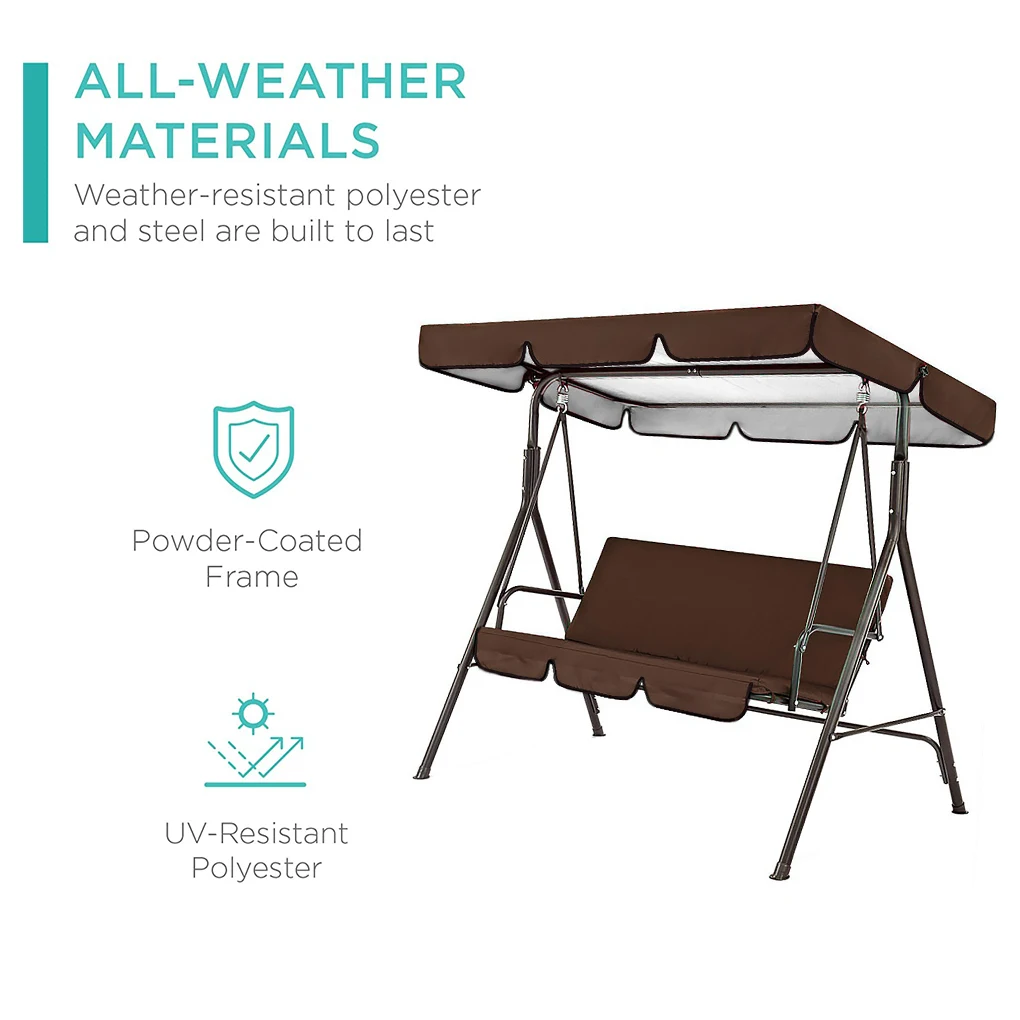 Садовые качели верхнее покрытие водонепроницаемое уличное кресло-качели гамак