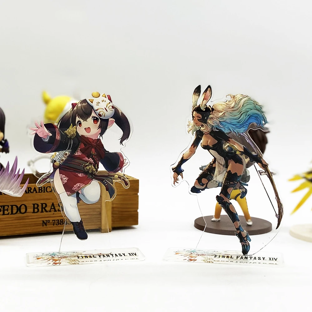 Фантазия XIV FF14 Lalafell Fran фигурка на акриловой подставке модель пластина Держатель
