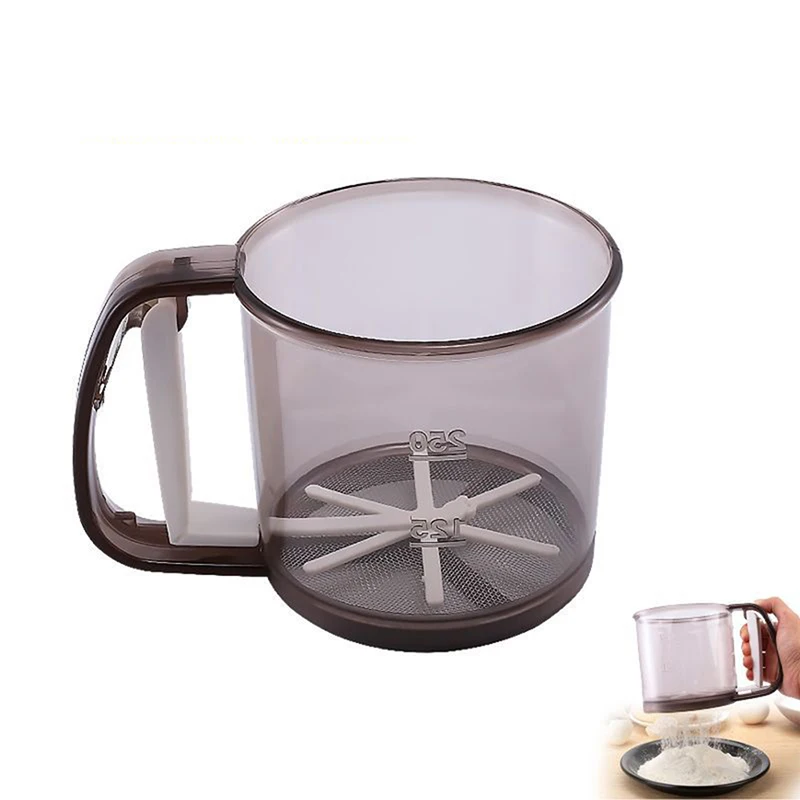 Сито для муки бытовые пластиковые Кухонные принадлежности из нержавеющей стали