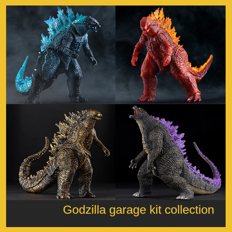 

Bandai Anime Model Mechanical Red Lotus Godzilla Vs. King Kong Plastic Figure Doll Decoration King Monster PVC Model Dinosaur