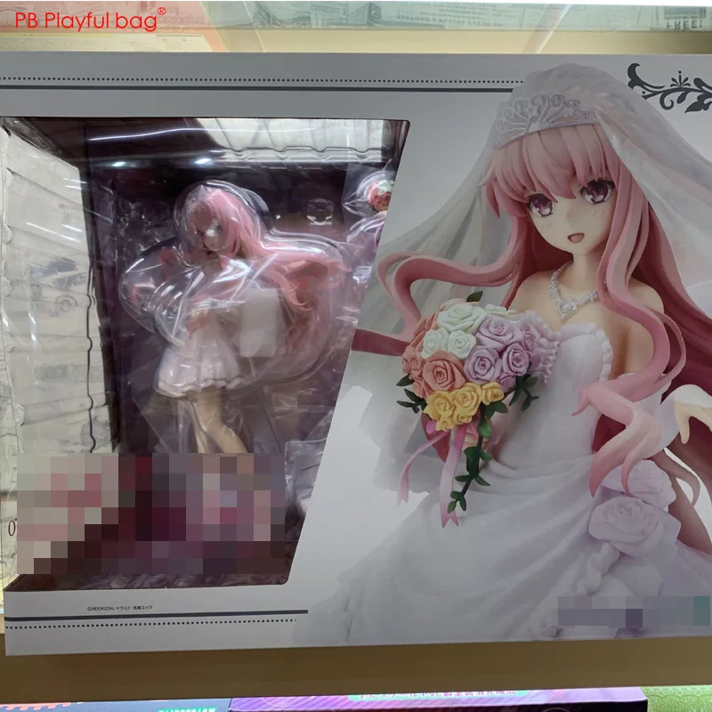 1/7 Zero no Tsukaima Луиза фигурка розовое свадебное платье девушка модель аниме