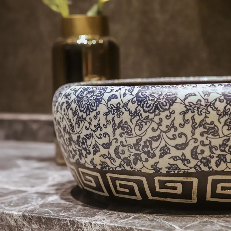 Китай (материк) Художественный Ручной Работы Керамика раковина керамический