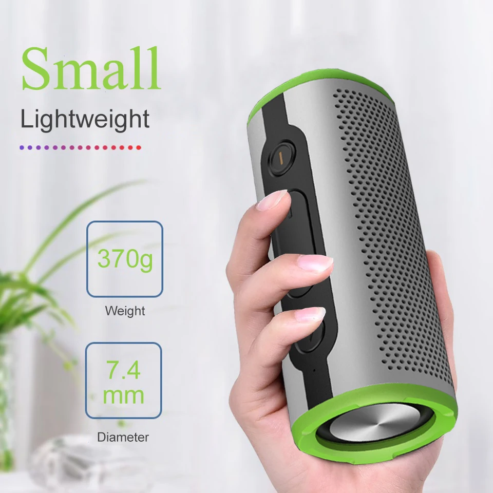 

Bluetooth-compatible Portable Speaker Wireless Loudspeakers 3D Stereo Music box Soundbar IPX4 Waterproof Outdoor Speakers