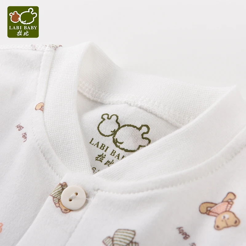 2 Pack Baby Cotton Pajamas Set Long Sleeve Cartoon Bear Sleepwear Tops+Pants for Toddler Boys Girls | Детская одежда и обувь