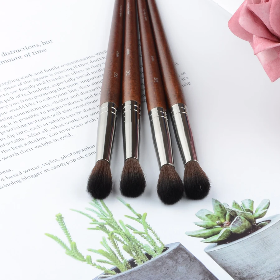 1 шт. #242 основная Кисть для макияжа кисть размазывания век теней натуральные