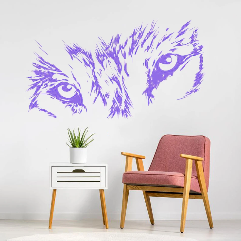 Виниловая настенная роспись глаза волка|eyes wall decal|wall decalswall mural |