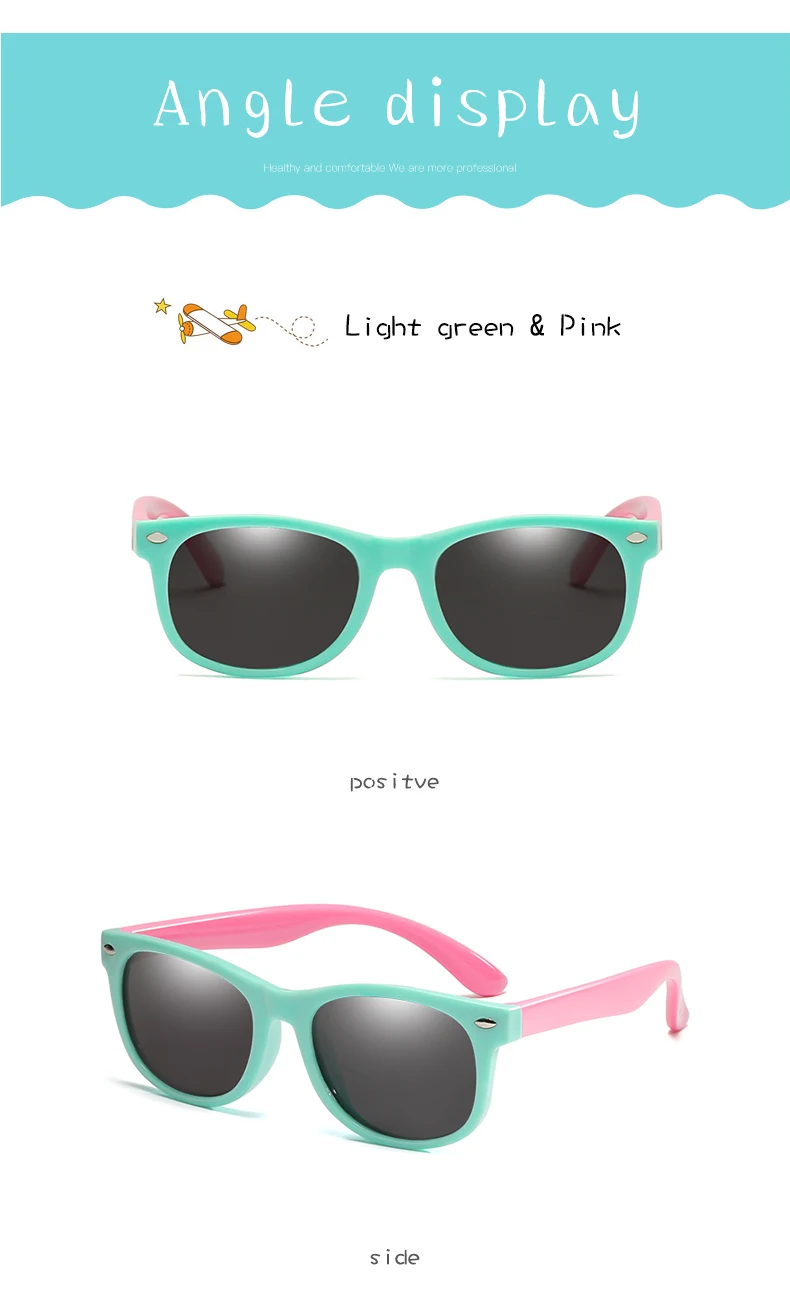 Новые поляризованные детские солнцезащитные очки для мальчиков и девочек, модные детские солнцезащитные очки Polaroid UV400, детские солнцезащитные очки