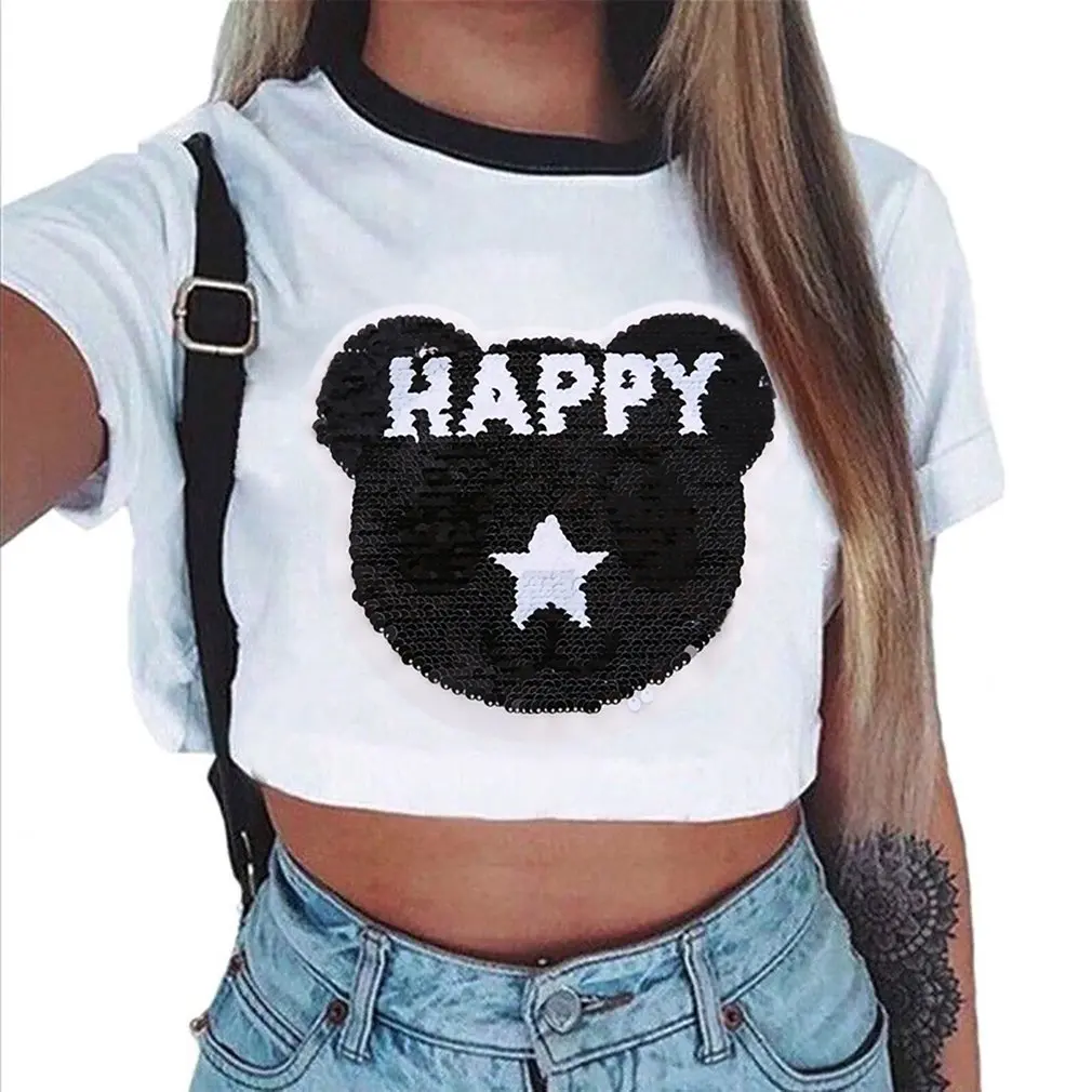 Аппликация наклейки для одежды Реверсивные изменения цвета вышивка аксессуары