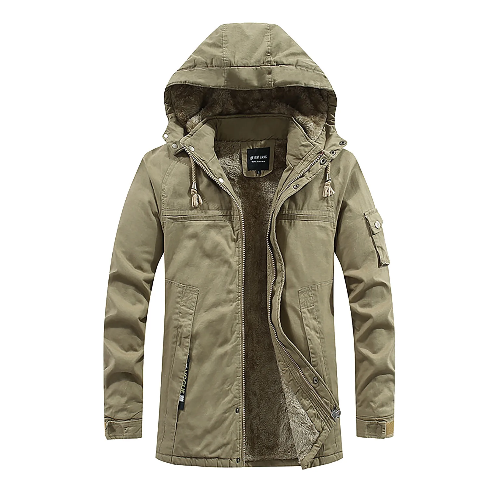 Fashion Winter Jacket Mens Big Fur Belt Hooded Thick Down Parkas M-long Male Coat Slim Warm Outerwear 2021 New | Мужская одежда