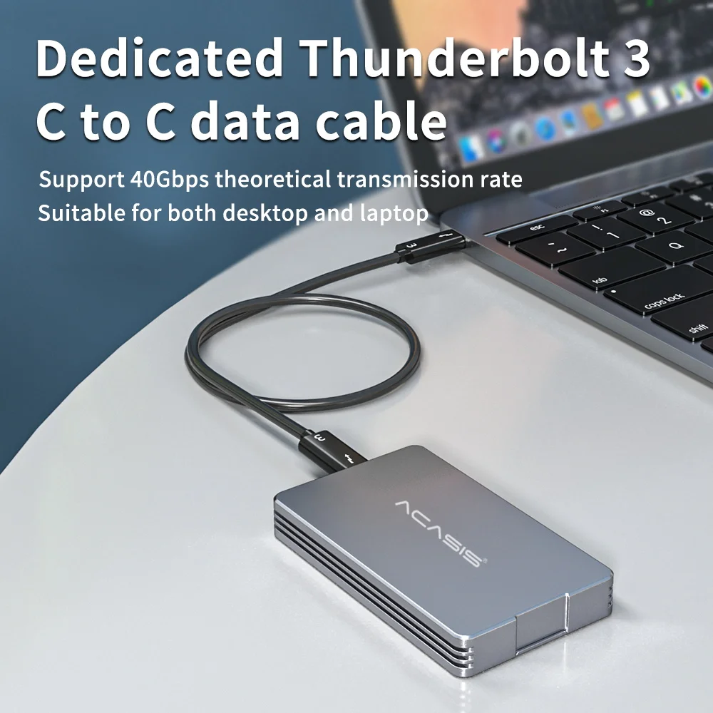ACASIS USB4.0 Mobile M.2 Nvme корпус 40 Гбит/с Type C интерфейс совместимый с Thunderbolt 3 4 и USB