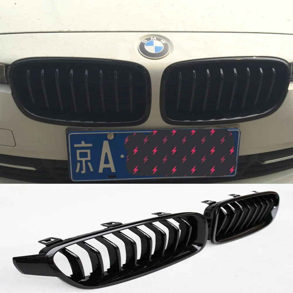F30 M3 Стиль глянцевый черный ABS авто передний бампер сетка гриль решетка для BMW 2011
