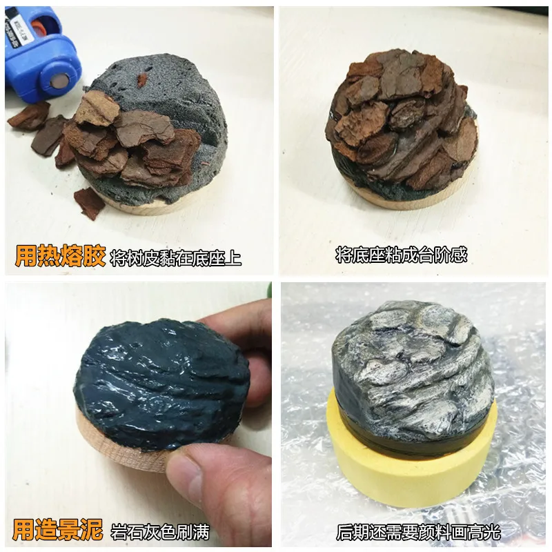 Модель сценария пол делая материал шаг рок-слой восстановления рок решений |