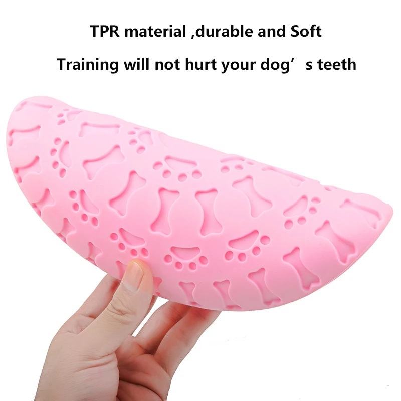 Забавные TPR Материал летающие диски кота собаки игрушка устойчивы для жевания