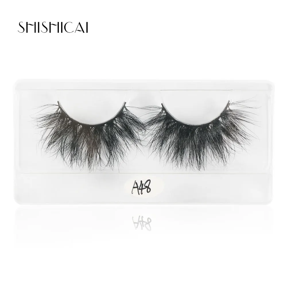 100% безжалостные 3D ресницы из натуральной норки толстые мягкие 25 мм норковые