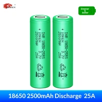 imren new original 18650 3 7v 2500mah discharge 25a rechargeable battery li ion battery for flashlights drone headlamps rc cars