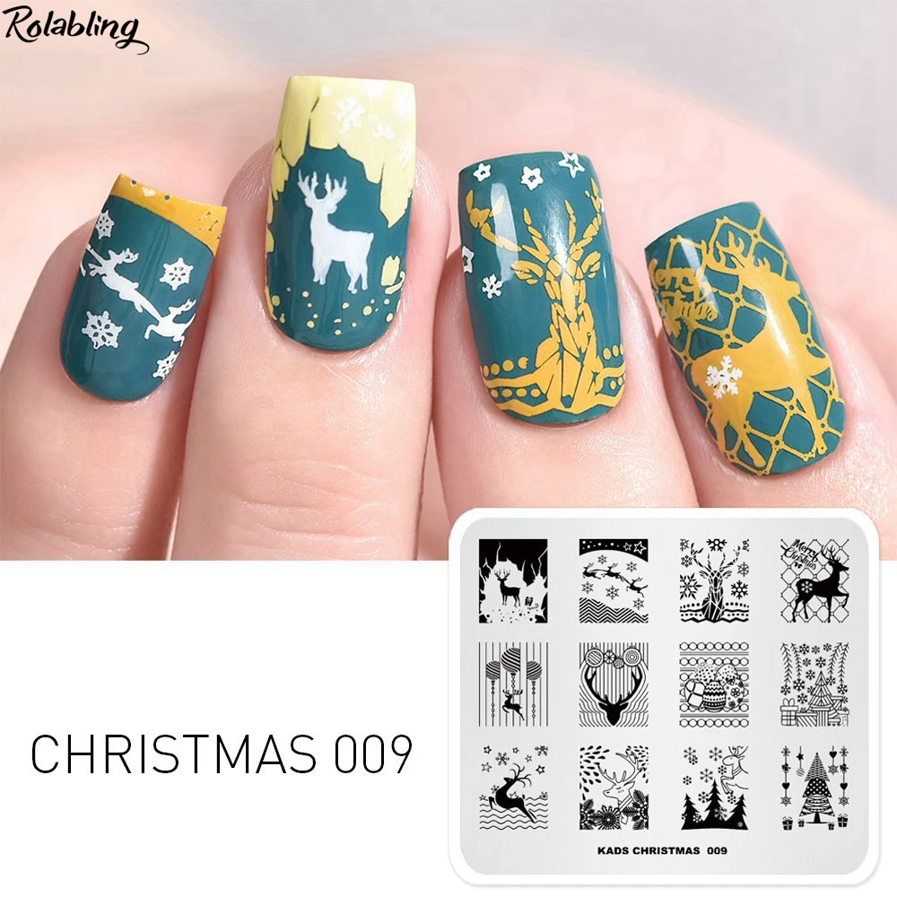 Новинка 7*8 см штамповочные пластины красивый дизайн шаблоны из нержавеющей стали