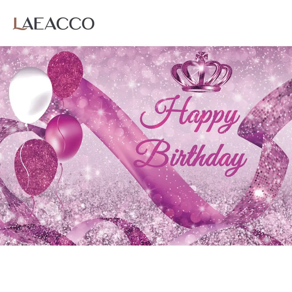 

Розовый и красный цвет фоны для фотографии шары Корона День рождения Сказочный Для женщин баннер для фотосессии фон для фотосъемки Фотосту...