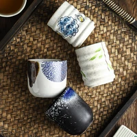 chanshova hand painted retro style130 170ml ceramic teacup china porcelain personality coffee cups mug h069