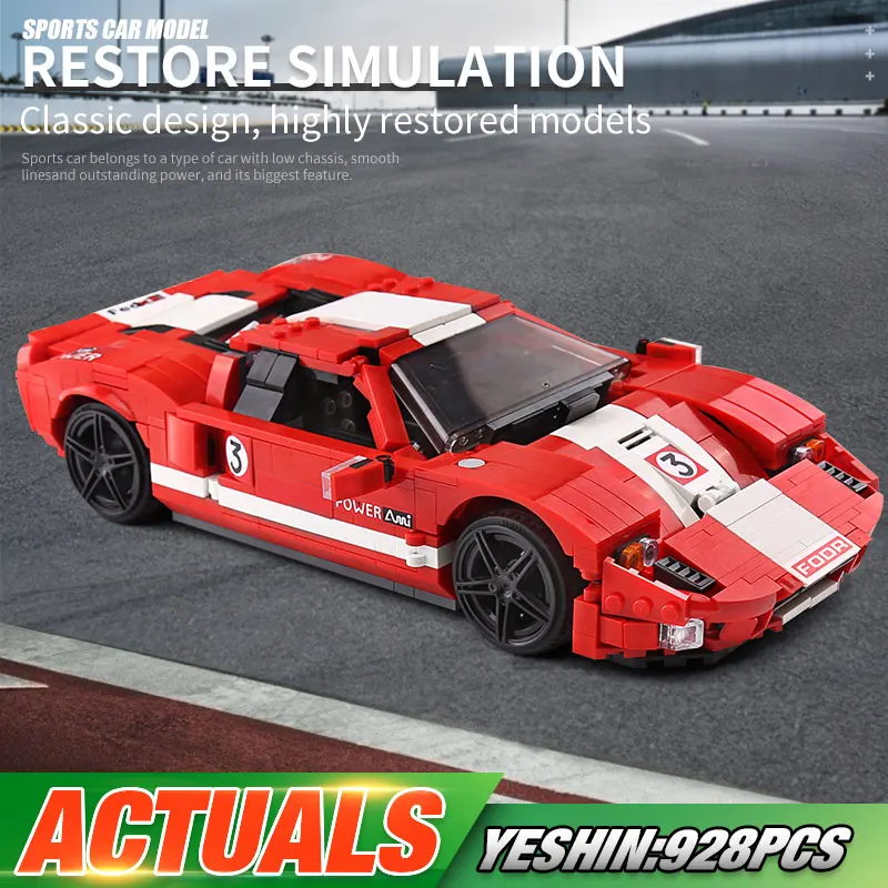 Пресс форма для KING 10001 высокотехнологичного автомобиля игрушки MOC 20825 красный Phanton