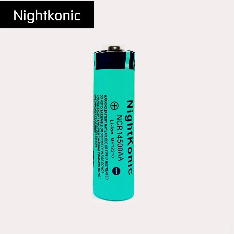 Высокое качество Nightkonic 14500 аккумуляторная батарея 3 7 V литий ионная для