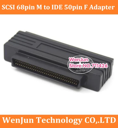 Новый HPDB 68pin M к IDE 50pin адаптер SCSI 68 контактный штекер 50 гнездовой