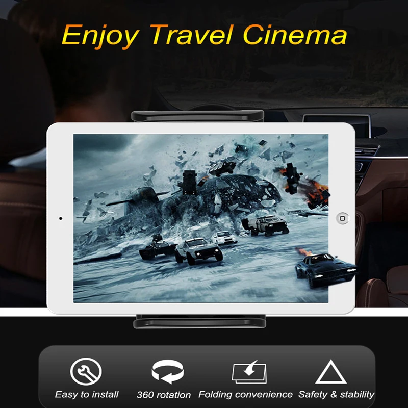 

OSEVPORF Adjustable Car Phone Holder For iPad Tablet Accessories 360 Rotate Car Mobile Phone Stand For Huawei Back Seat Bracket