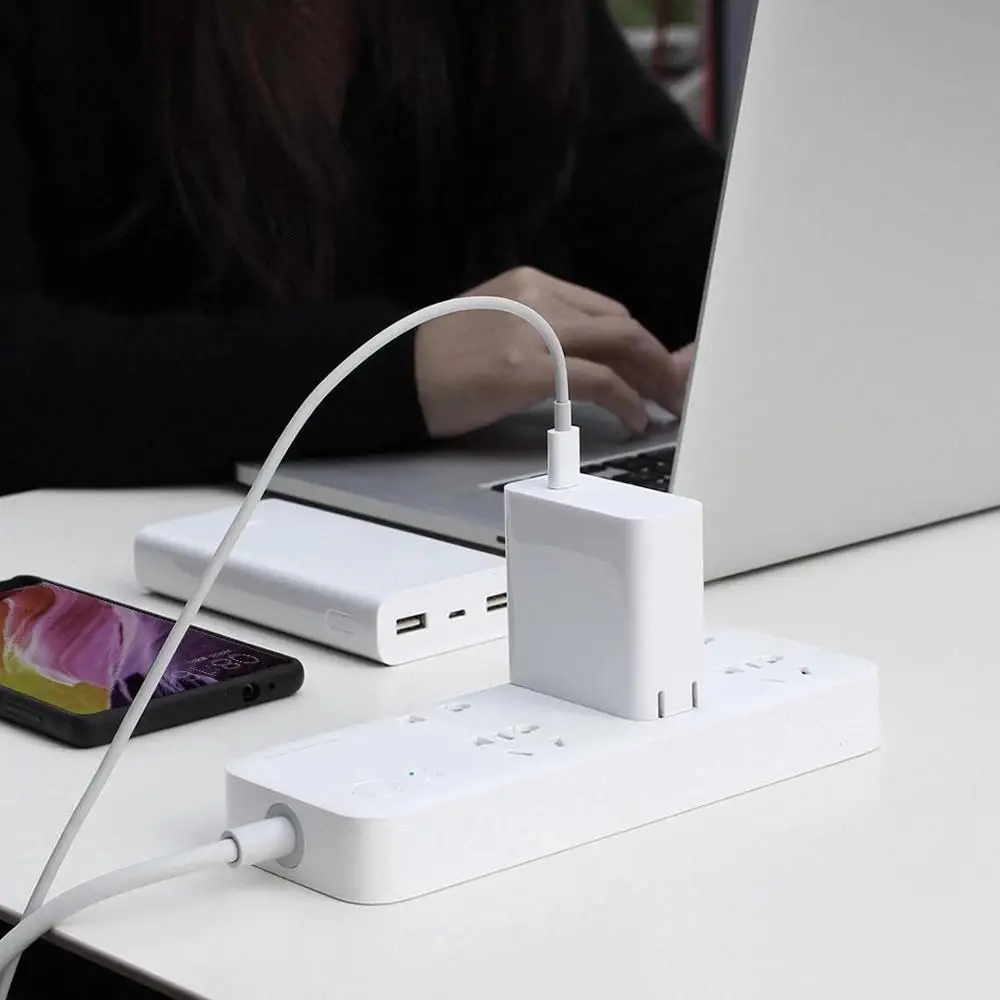 Оригинальное зарядное устройство MI Mijia USB C 45 Вт умный выход порт type PD 2 0 QC 3 быстрая
