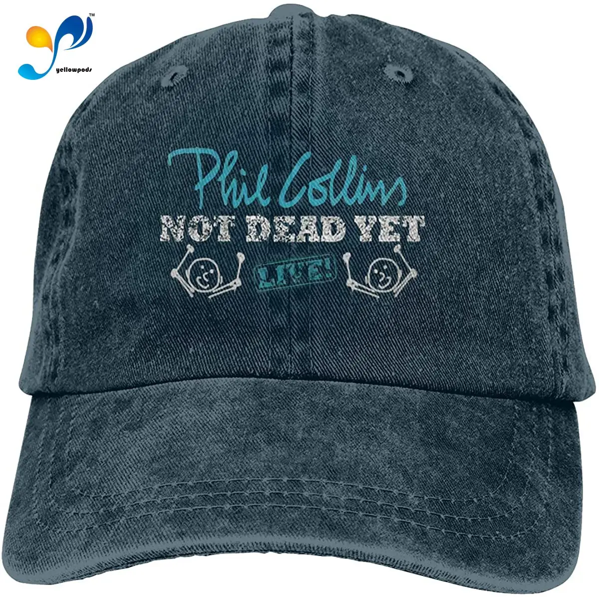 

Phil Collins Hat Men Women Baseball Cap Vintage Cotton Washed Hats Adjustable