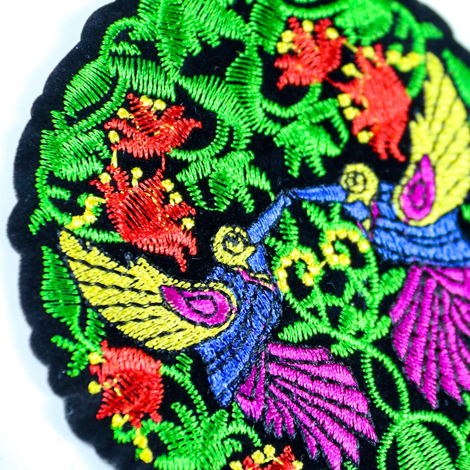 Лесные растения все цветы цветут вместе Феникс патч сделай сам украшение