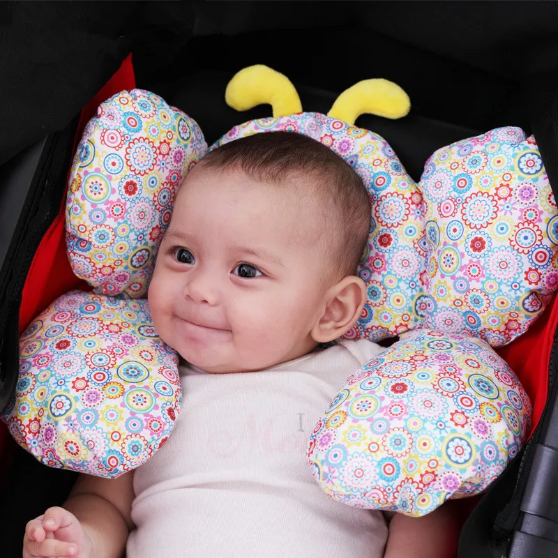 

Pineapple Protective Travel Car Seat Head And Neck Pillow Soft Neck Support Children U Shape Head Protection Cushion