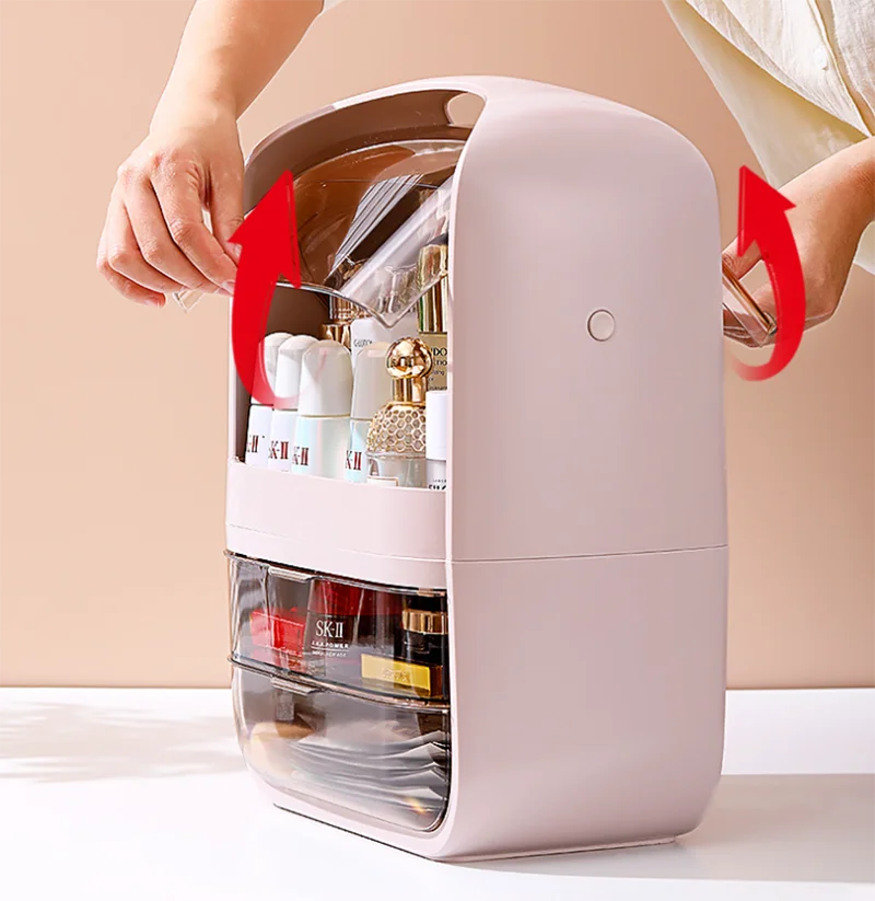 Коробка для хранения косметики ухода за кожей украшений чехол большой