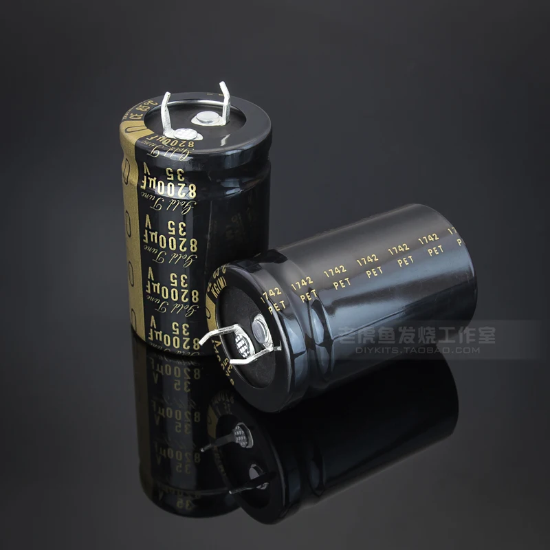 Оригинальный электролитический конденсатор Nichicon типа I 8200 мкФ 35 в кг 25*40 мм 2 шт. -