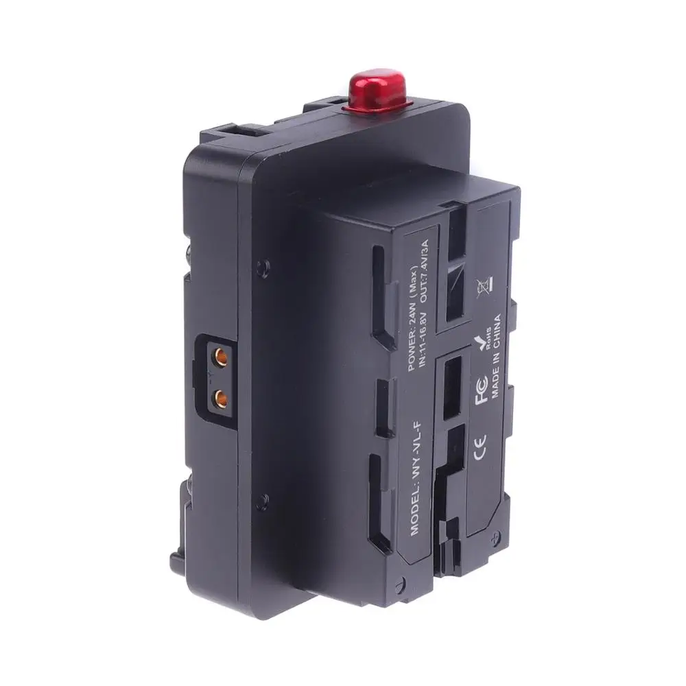 

FOTGA V-Lock D-tap Battery Plate Adapter V Mount Plate for Sony NP-F Battery Monitors Cameras