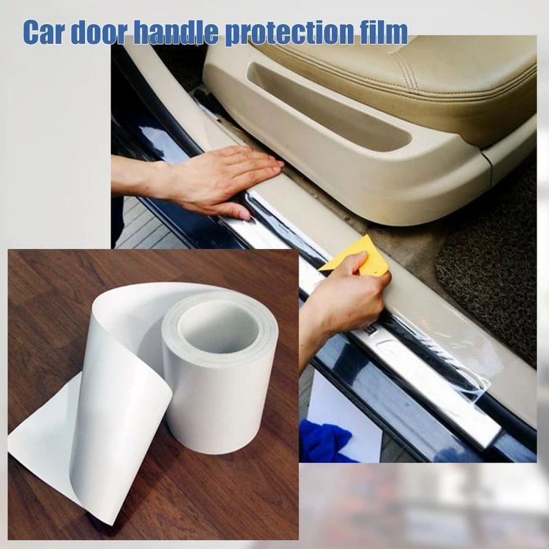 Автомобильная полиуретановая прозрачная защитная пленка от царапин 3 м лист
